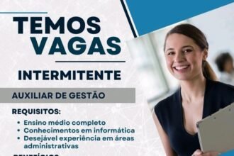 Vaga para Auxiliar de Gestão em Teresina
