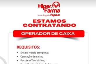 Vaga para Operador de Caixa