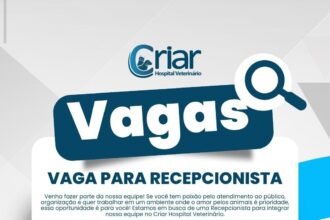 Vaga para Recepcionista