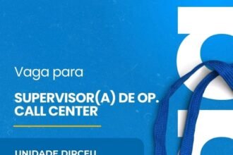 Vaga para Supervisor(a) de Op. Call Center