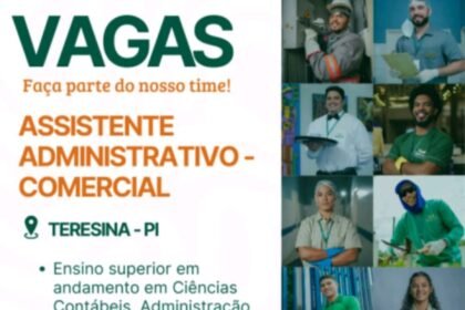 Vaga para Assistente Administrativo