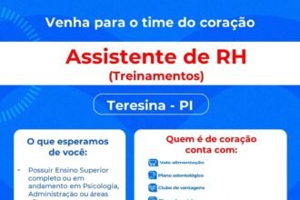 Vaga para Assistente de RH