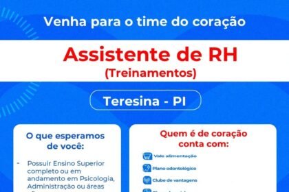 Vaga para Assistente de RH