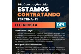 Vaga para Eletricista