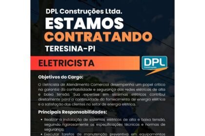 Vaga para Eletricista