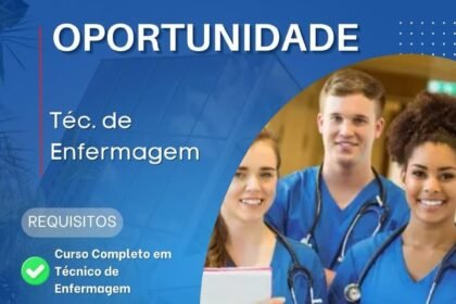 Vaga para Técnico de Enfermagem