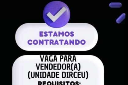 Vaga para Vendedor(a)