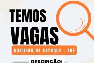 Vaga para Auxiliar de Estoque