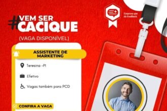 Vaga para Assistente de Marketing