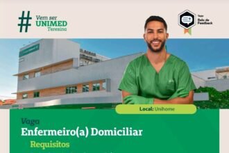 Vaga para Enfermeiro(a) Domiciliar