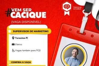 Vaga para Supervisor de Marketing