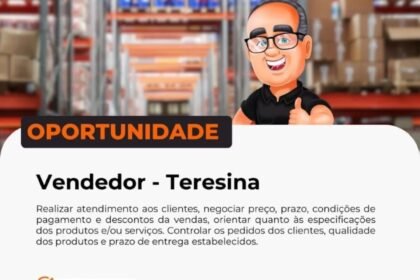 Vaga para Vendedor