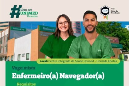 Vaga para Enfermeiro(a) Navegador(a)