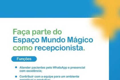 Vaga para Recepcionista