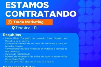 Vaga para Trade Marketing