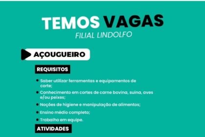 Vaga para Açougueiro