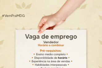 Vaga para Vendedor