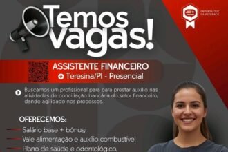 Vaga de Emprego para Assistente Financeiro em Teresina