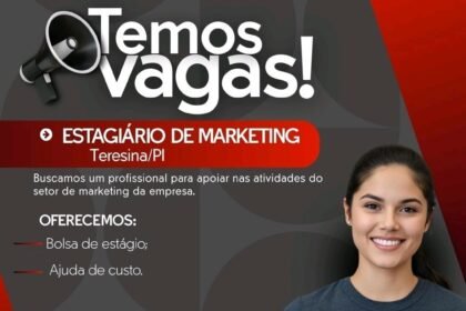 Vaga de Estágio para Marketing