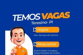 Vaga de emprego para Aux. Serviços de Cozinha