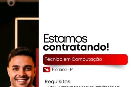 Vaga de emprego para Técnico em Computação em Floriano