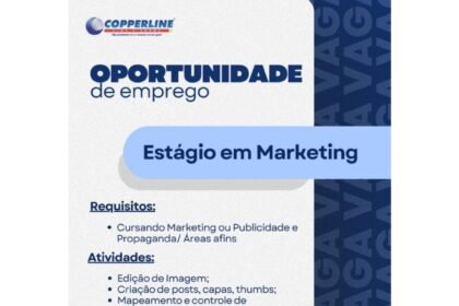 Vaga de Estágio para Marketing 