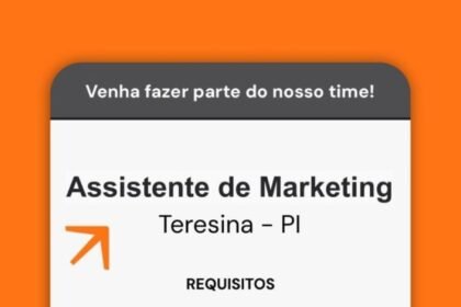 Vaga de emprego para Assistente de Marketing