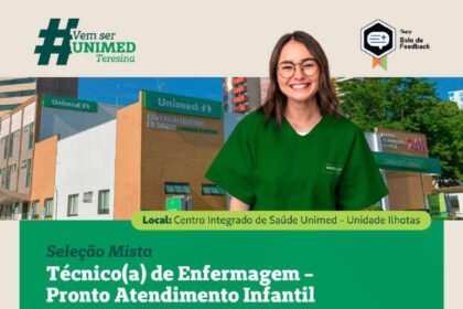 Vaga de emprego para Técnico de Enfermagem