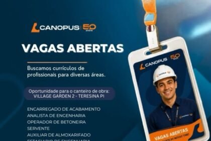 Diversas vagas Canopus