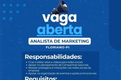 Vaga de emprego para Analista de Marketing em Floriano