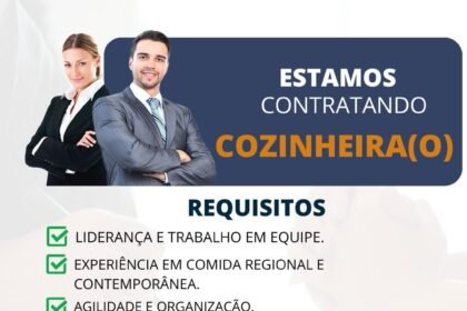 Vaga de emprego para Cozinheiro(a)