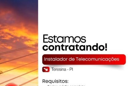 Vaga de emprego para Instalador de Telecomunicações em Teresina