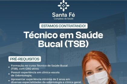 Vaga de emprego para Técnico em Saúde Bucal