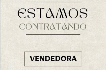 Vaga de emprego para Vendedora