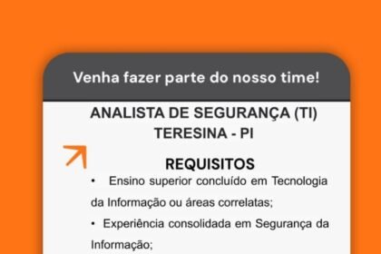Vaga de emprego para Analista de Segurança