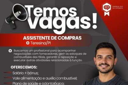 Vaga de emprego para Assistente de Compras em Teresina