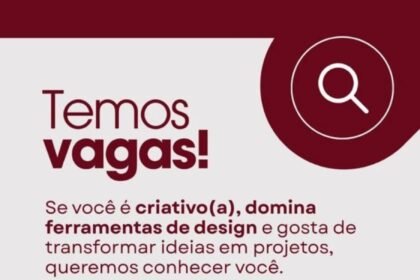 Vaga de emprego para Assistente de Design