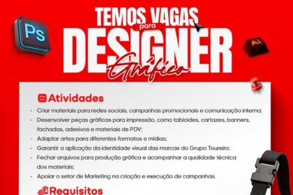 Vaga de emprego para Designer Gráfico