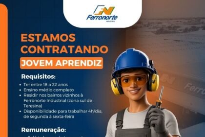 Vaga de emprego para Jovem Aprendiz