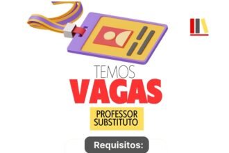 Vaga de emprego para Professor Substituto