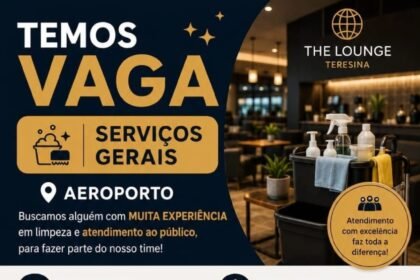 Vaga de emprego para Serviços Gerais