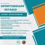 Vaga de Estágio para Setor Comercial