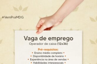 Vaga para Operador de Caixa em Teresina